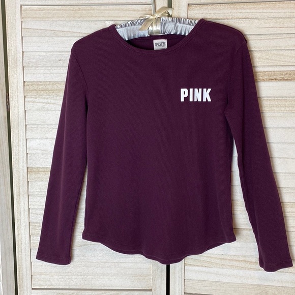 PINK Victoria's Secret Tops - PINK Victoria’s Secret Waffle Knit Shirt. Size XS